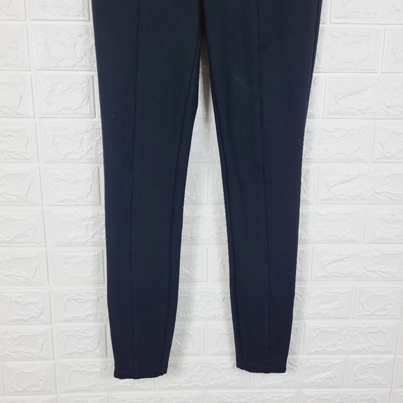 ANTHROPOLOGIE The Essential Slim Pants Ankle Zip | Black - Picture 6 of 13